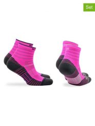 Norfolk Skarpety trekkingowe (2 pary) "Cheetah" w kolorze różowym rozmiar: 39-42. Różowe skarpety Norfolk, bez wzorów, z materiału. Za 43.99 zł.