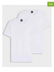 Hugo Boss Underwear Koszulki (2 szt.) w kolorze białym rozmiar: XL. Białe bezrękawniki Hugo Boss Underwear, xl, bez wzorów, bez kołnierzyka, bez ramiączek. Za 124.11 zł.