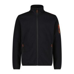 Bluza zippowana z technicznej siateczki CMP. Czarne bluzy z kapturem CMP, l, bez wzorów, z dzianiny, z kapturem. Za 246.00 zł.