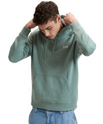 MESKA BLUZA LEE ESSENTIAL LEE HOODIE DESERT SAGE 112376421. Bluzy Lee, s, bez wzorów, bez kaptura. Za 149.99 zł.