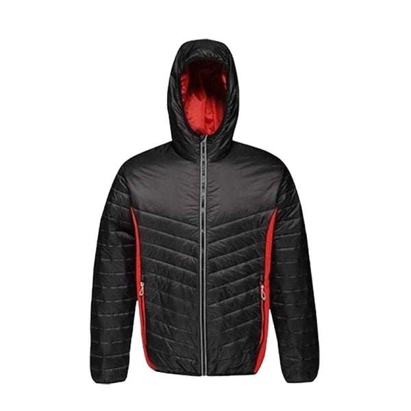 Kurtka Ocieplana Męska Lake Placid. Czarne kurtki Regatta, m, bez wzorów, z puchu, bez kaptura. Za 183.99 zł.