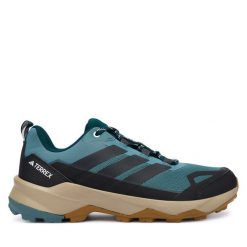 Trekkingi adidas. Niebieskie trekkingi Adidas, bez wzorów, bez zapięcia. Za 369.99 zł.
