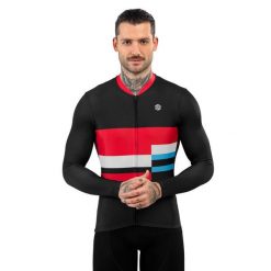 Męska koszulka rowerowa z krótkim rękawem Kolarstwo Siroko M2 Riemst. Czarne bluzy SIROKO, m, bez wzorów, bez kaptura. W wyprzedaży za 212.00 zł.