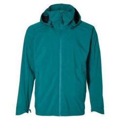 Męska rowerowa kurtka przeciwdeszczowa Skane, turkusowo-zielona. Zielone kurtki BASIL, m, bez wzorów, bez kaptura. Za 489.90 zł.