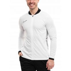 Bluza Męska Rozpinana Nike Academy 25 Sportowa Dresowa Treningowa roz. S. Białe bluzy bez kaptura Nike, m, bez wzorów, z dresówki, bez kaptura. Za 139.99 zł.