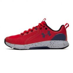 Buty do chodzenia męskie Under Armour Charged Commit TR 3. Czerwone buty sportowe casual Under Armour, bez wzorów, z gumy, bez zapięcia. Za 433.00 zł.
