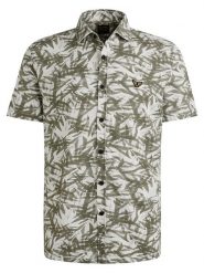 PME Legend Koszula - Regular fit - w kolorze biało-oliwkowym rozmiar: XXL. Białe koszule PME Legend, xxl, bez wzorów, z bawełny, bez kołnierzyka, bez ramiączek. Za 177.32 zł.