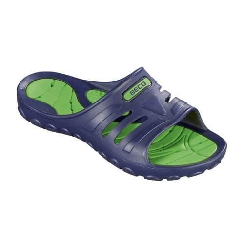 Klapki Beco unisex zielone i ciemnoniebieskie. Niebieskie klapki 47 Brand, z tworzywa sztucznego. Za 195.99 zł.