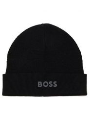 Hugo Boss Underwear Czapka beanie w kolorze czarnym rozmiar: onesize. Czarne czapki zimowe Hugo Boss Underwear, bez wzorów, ze skóry. Za 173.95 zł.