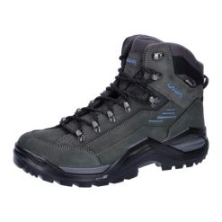 Buty trekkingowe męskie Lowa Renegade Evo Mid Gtx. Czarne buty trekkingowe Lowa, bez wzorów, z gumy, za kostkę, bez zapięcia. Za 1,066.00 zł.
