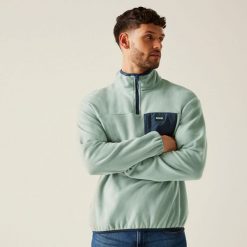 Frankie Half Zip męski turystyczny polar. Niebieskie bluzy z polaru Regatta, m, bez wzorów, z polaru, bez kaptura. W wyprzedaży za 119.99 zł.