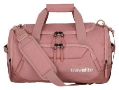 Torba sportowo-podróżna Kick Off S 23 L dla dorosłych unisex. Niebieskie torby na ramię TRAVELITE, bez wzorów, z materiału, na ramię, bez dodatków. Za 156.85 zł.