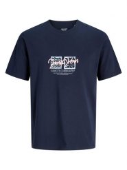 Jack & Jones Koszulka "Jorriviera" w kolorze granatowym rozmiar: S. Niebieskie bezrękawniki Jack & Jones, s, bez wzorów, z bawełny, bez kołnierzyka, bez ramiączek. Za 55.95 zł.