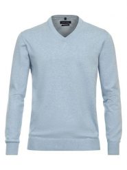 CASAMODA Sweter w kolorze błękitnym rozmiar: XXL. Niebieskie swetry nierozpinane CASAMODA, xxl, bez wzorów, z bawełny, bez kołnierzyka, bez ramiączek. Za 113.99 zł.