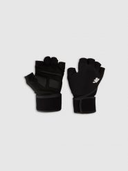 4F Rękawiczki treningowe uniseks - czarne L. Czarne rękawiczki 4F, bez wzorów. Za 99.99 zł.