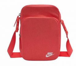Saszetka na ramię Nike Nk Heritage Crossbody. Szare torby na ramię Nike, bez wzorów, z materiału, na ramię, z nadrukiem, bez dodatków. Za 110.99 zł.