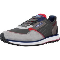 Buty REPLAY DRUM WAVE Szary. Szare buty turystyczne Replay, bez wzorów, ze skóry, bez zapięcia, trekkingowe. Za 277.99 zł.