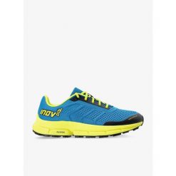 Buty trailowe męskie Inov-8 Trailfly Ultra G 280. Niebieskie buty do biegania Inov-8, bez wzorów, bez zapięcia, do biegania. Za 350.99 zł.