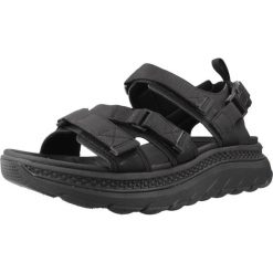 Sandały GEOX U SPHERICA ACTIF X S Czarny. Czarne sandały Geox, z materiału, bez zapięcia. Za 331.99 zł.