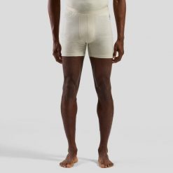 Bokserki męskie Odlo Boxer MERINO 160. Białe bokserki ODLO, m, bez wzorów. W wyprzedaży za 224.99 zł.