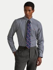 Polo Ralph Lauren Koszula 710929346022 Granatowy Custom Fit. Niebieskie koszule Polo Ralph Lauren, m, bez wzorów, z bawełny, bez kołnierzyka, bez ramiączek. Za 689.99 zł.