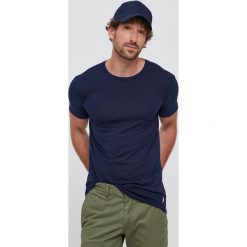 Polo Ralph Lauren - T-shirt (3-pack). Niebieskie koszulki polo Polo Ralph Lauren, l, bez wzorów, z dzianiny, bez kołnierzyka, bez ramiączek. W wyprzedaży za 149.90 zł.