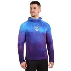 Bluza z kapturem Kilpi Teamo. Fioletowe bluzy z kapturem Kilpi, l, bez wzorów, z materiału, z kapturem. Za 328.50 zł.