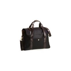Czarna casual męska torba na ramię brodrene ml15, Kolor wnętrza: Czarny. Torby na laptopa marki Brødrene. Za 350.00 zł.
