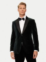 Boss Marynarka H-Hutson-Tux-231 50484709 Zielony Slim Fit. Zielone garnitury Boss, do pracy, m, bez wzorów, z bawełny, biznesowe. Za 1,219.00 zł.