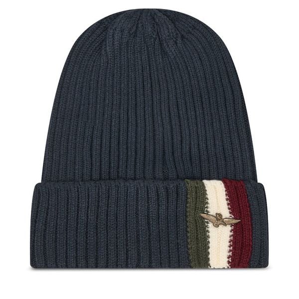 Czapka Aeronautica Militare. Niebieskie czapki zimowe Aeronautica Militare, bez wzorów. Za 149.99 zł.