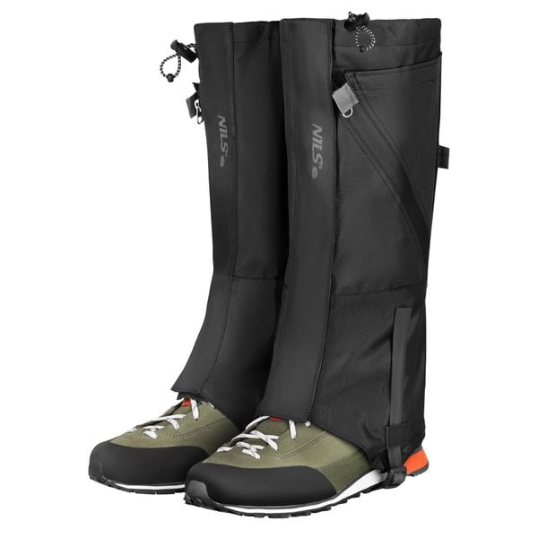 Stuptuty turystyczne NC17112 Nils Camp. Czarne buty trekkingowe NILS CAMP, na zimę, bez wzorów, z nylonu, bez zapięcia. Za 59.00 zł.