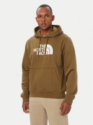 The North Face Bluza Essential Drew Peak NF0A8FDA Beżowy Regular Fit. Brązowe bluzy The North Face, m, bez wzorów, z bawełny, bez kaptura. Za 349.99 zł.