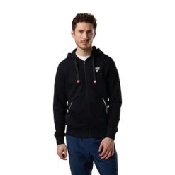 Zipperowany hoodie Rossignol Classic. Czarne bluzy Rossignol, m, bez wzorów, bez kaptura. Za 480.00 zł.