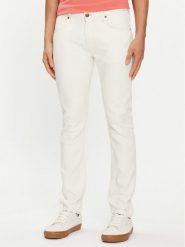 Lee Jeansy Luke 112349207 Biały Slim Fit. Białe jeansy Lee, m. Za 239.99 zł.