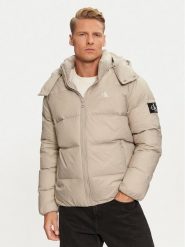 Calvin Klein Jeans Kurtka puchowa Essentials J30J325946 Beżowy Regular Fit. Brązowe kurtki Calvin Klein Jeans, m, bez wzorów, z jeansu, bez kaptura. Za 649.99 zł.