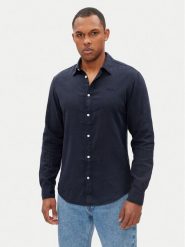 Pepe Jeans Koszula Arnau PM308844 Granatowy Regular Fit. Niebieskie koszule Pepe Jeans, l, bez wzorów, z bawełny, bez kołnierzyka, bez ramiączek. Za 299.99 zł.