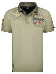 Canadian Peak Koszulka polo "Kinflateak" w kolorze khaki rozmiar: XXL. Brązowe koszulki polo Canadian Peak, xxl, bez wzorów, z bawełny, bez kołnierzyka, bez ramiączek. Za 114.98 zł.