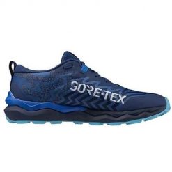 Buty do biegania męskie Mizuno Wave Daichi 8 Gtx. Białe buty do biegania Mizuno, bez wzorów, z materiału, bez zapięcia, do biegania, mizuno wave. Za 663.55 zł.