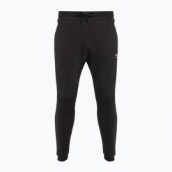 Spodnie Reebok Identity Small Logo Fleece Jogger. Czarne joggery i bojówki REEBOK FITNESS, bez wzorów, sportowe. Za 205.90 zł.