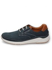 Camel Active Skórzane sneakersy "Fog" w kolorze granatowym rozmiar: 43. Niebieskie buty sportowe casual Camel Active, bez wzorów, z nubiku, bez zapięcia. Za 311.85 zł.