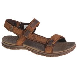 Sandały męskie, Caterpillar Atchison Sandals. Brązowe sandały CATerpillar, z materiału, bez zapięcia. Za 299.99 zł.