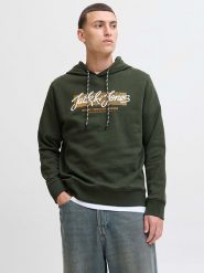 Jack & Jones Bluza "Urban" w kolorze khaki rozmiar: S. Brązowe bluzy Jack & Jones, s, bez wzorów, z kapturem. Za 100.52 zł.