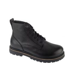 Buty trekkingowe Birkenstock Highwood Lace Mid Czarny. Czarne buty turystyczne Birkenstock, bez wzorów, z gumy, bez zapięcia, trekkingowe. Za 884.05 zł.