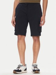 Aeronautica Militare Szorty sportowe 251BF025F459 Granatowy Regular Fit. Niebieskie krótkie spodenki sportowe Aeronautica Militare, l, bez wzorów, z bawełny. Za 479.99 zł.