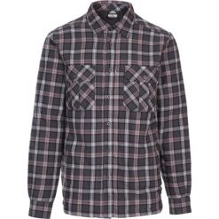 Trespass Rapeseed - Męska koszula w ciemnoszarą kratkę. Szare koszule Trespass, m, bez wzorów, bez kołnierzyka, bez ramiączek. Za 323.99 zł.