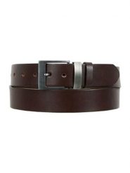 Wojas Dwustronny skórzany pasek w kolorze brązowym rozmiar: 100. Brązowe paski Wojas, bez wzorów, z materiału. Za 74.99 zł.