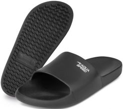 Klapki basenowe Aqua Speed Ohio. Czarne klapki Aqua-Speed, z materiału. Za 59.99 zł.