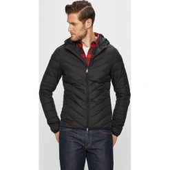 EA7 Emporio Armani - Kurtka. Niebieskie kurtki EA7 Emporio Armani, l, bez wzorów, z materiału, z kapturem. Za 799.90 zł.