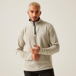 Thompson męski lekki turystyczny polar. Brązowe bluzy z polaru Regatta, m, bez wzorów, z polaru, bez kaptura. W wyprzedaży za 69.99 zł.