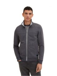 Tom Tailor Bluza 1037049 Szary Regular Fit. Szare bluzy Tom Tailor, m, bez wzorów, z bawełny, bez kaptura. Za 229.99 zł.